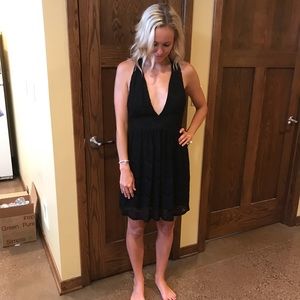 NWT She + Sky Black lace dress